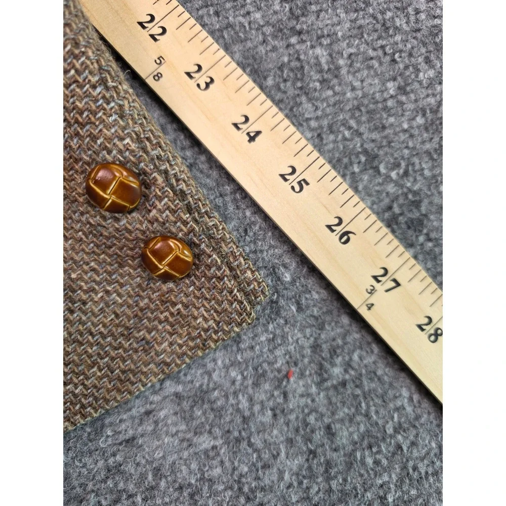 Pendleton Western Wear Wool Tweed Blazer Suede Elbow Patches 46L Vintage 70s